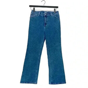Cotton Ginny petite  Vintage heavy weight denim, wide leg, high rise jeans
